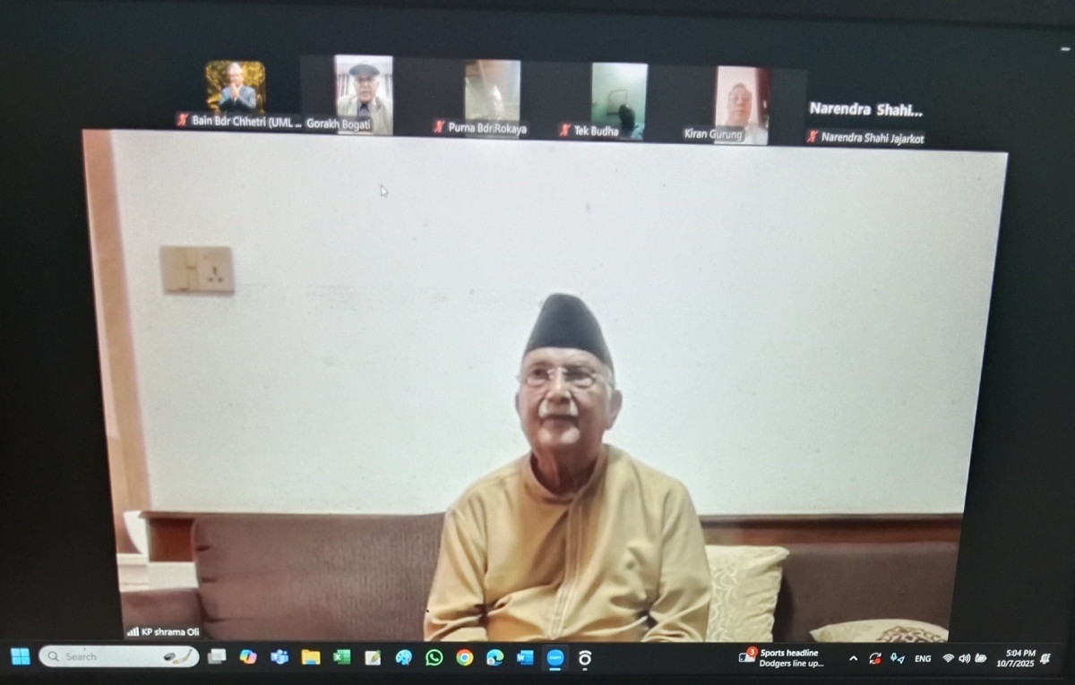 जबसम्म सक्छु, तबसम्म नेतृत्व छोड्दिनँ, सक्न छाडेपछि छोड्दिन्छु : ओली