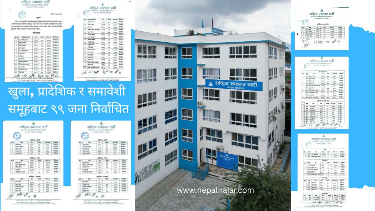 रास्वपाको ९९ सदस्यीय केन्द्रीय समिति निर्वाचित, सार्वजनिक भयो अन्तिम नतिजा (सूचीसहित)